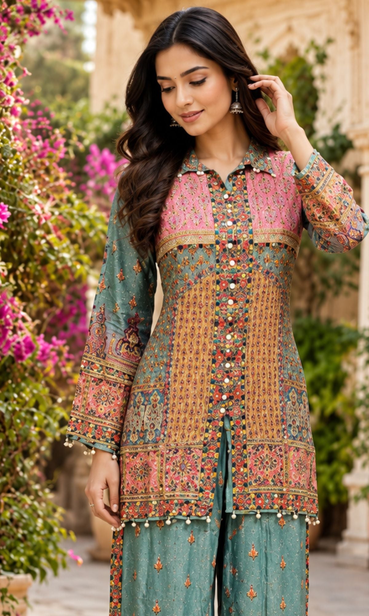 Multicolor Printed Co-ord Set