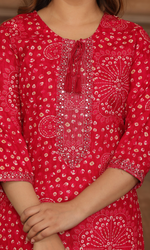 Pink Semi Cotton Floral Printed Salwar Suit