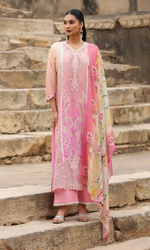 Rose Blush Regal Embroidered Kurta Set
