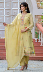 Sunlit Mustard Grace Kurta Set