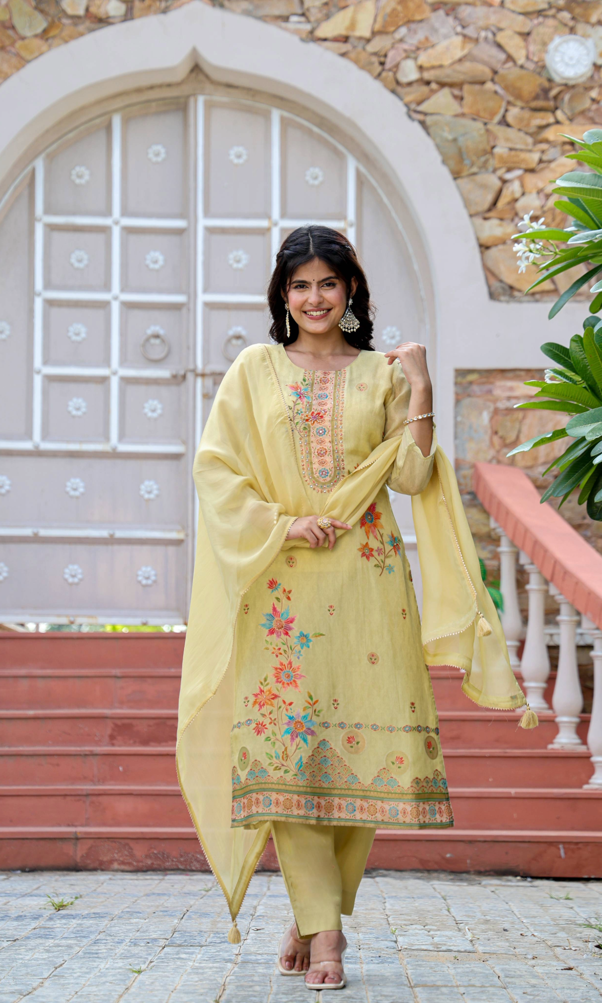 Sunlit Mustard Grace Kurta Set