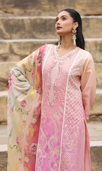 Rose Blush Regal Embroidered Kurta Set