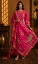 Pink Floral Suit Set