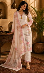 Ivory BlossomKurta Set