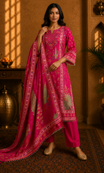 Pink Floral Suit Set