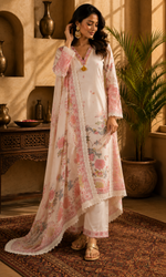 Ivory BlossomKurta Set