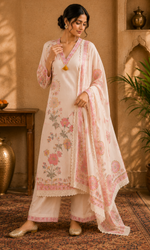 Ivory BlossomKurta Set