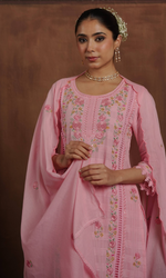 Blush Pink Embroidered Kurta Set