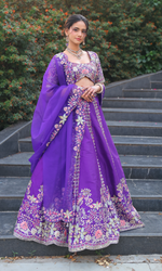 Violet Bloom Couture Set