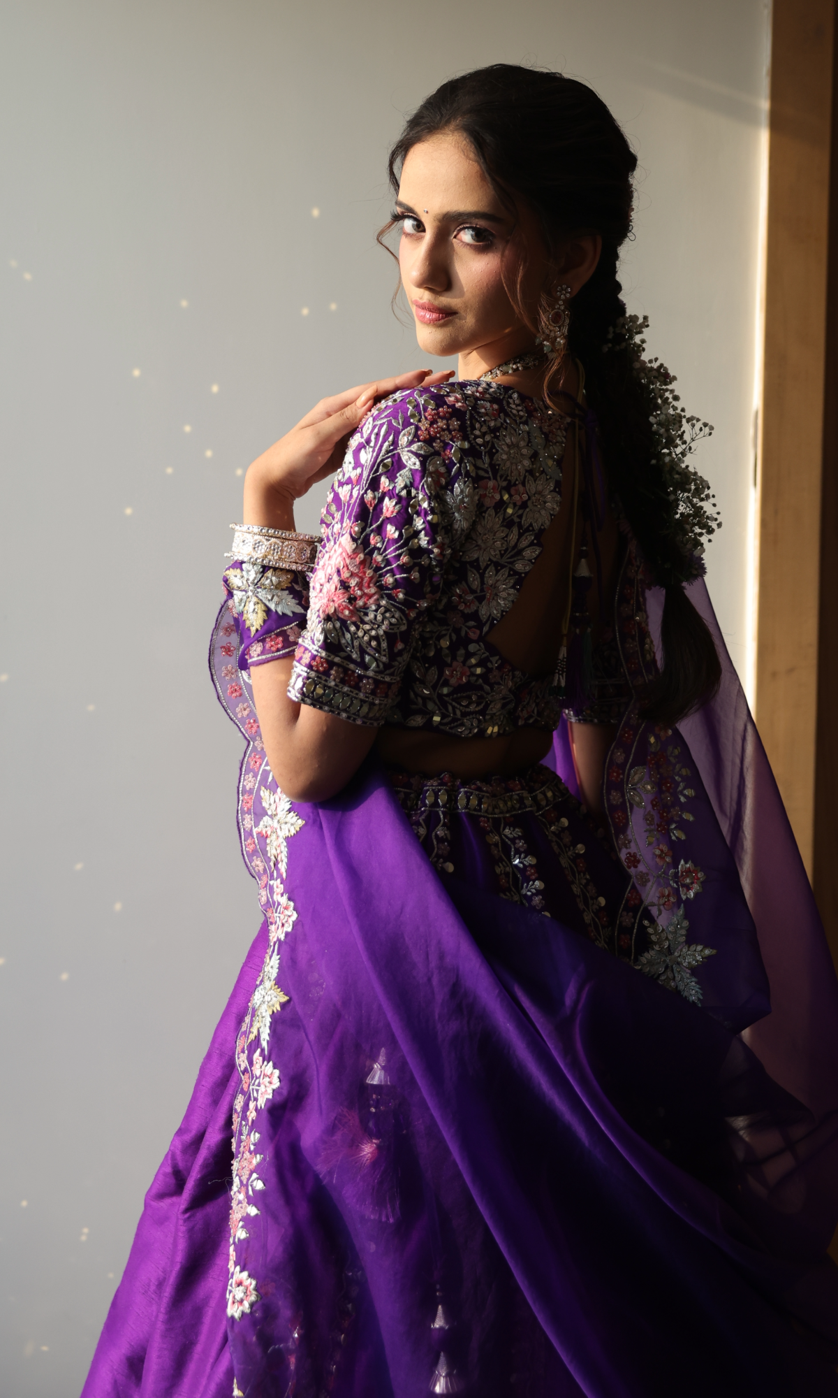 Violet Bloom Couture Set